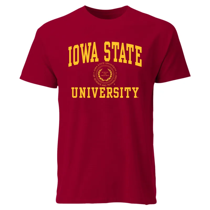 Iowa State University Heritage T-Shirt (Cardinal) sold by Barnesmith
