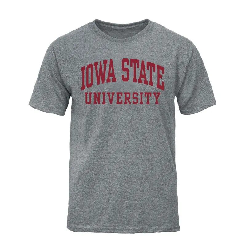 Iowa State University Classic T-Shirt (Charcoal Grey) sold by Barnesmith