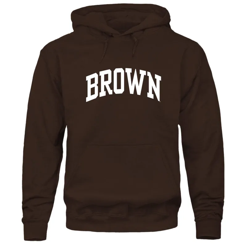 Brown University Essential Hooded Sweatshirt (Brown) sold by Barnesmith
