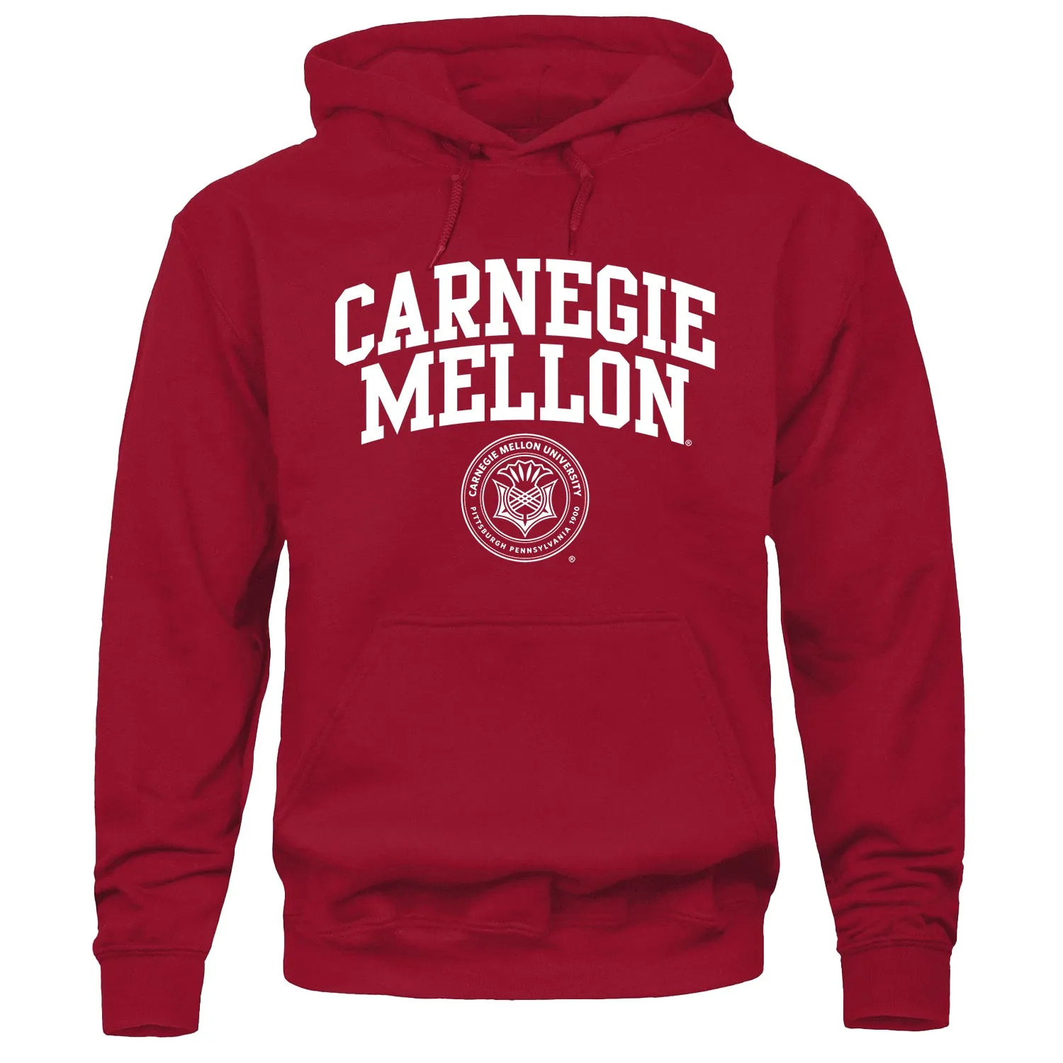 Carnegie Mellon University Heritage Hooded Sweatshirt (Cardinal) sold by Barnesmith