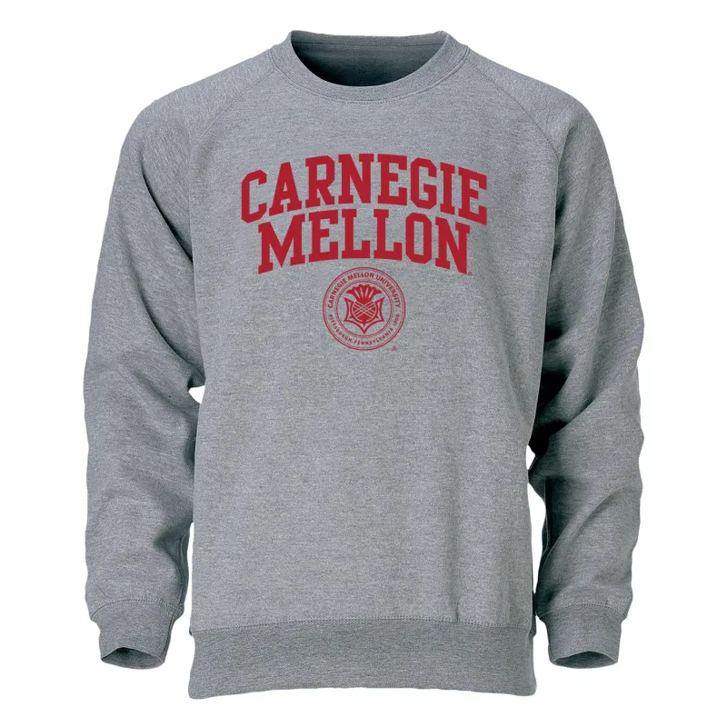 Carnegie Mellon University Heritage Sweatshirt (Charcoal Grey) made by Barnesmith