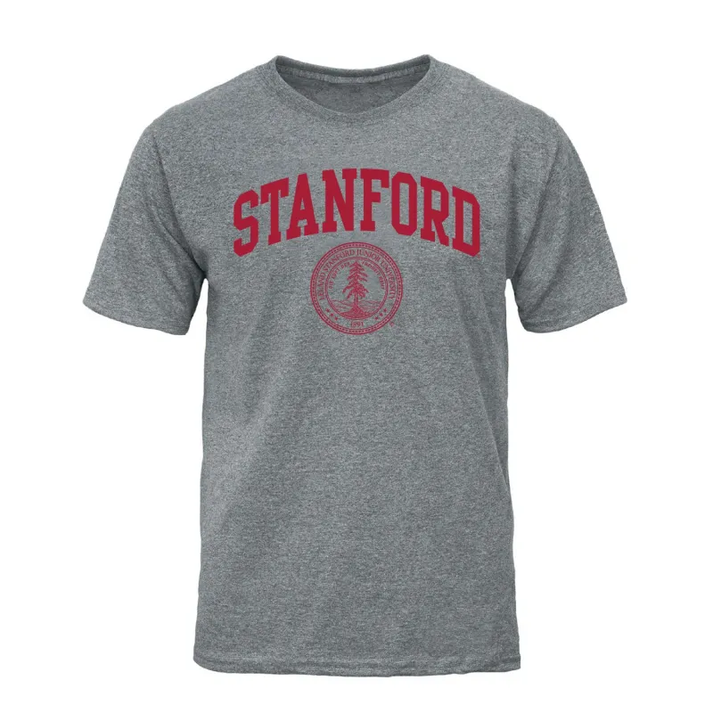 Stanford University Heritage T-Shirt (Charcoal Grey) sold by Barnesmith