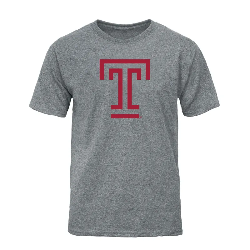 Temple University Spirit T-Shirt (Charcoal Grey) made by Barnesmith