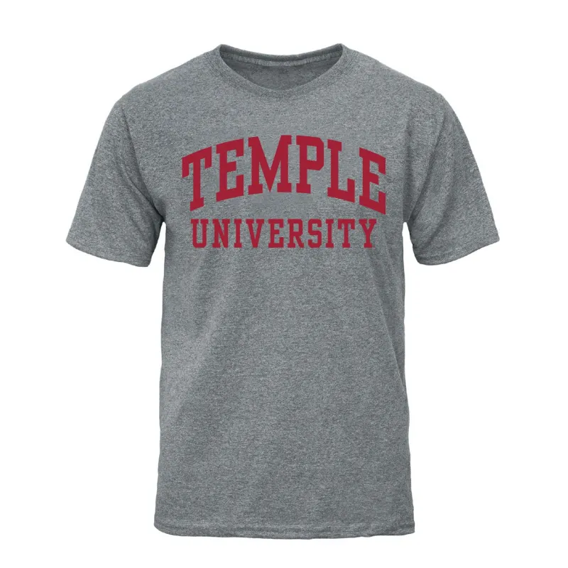 Temple University Classic T-Shirt (Charcoal Grey) made by Barnesmith