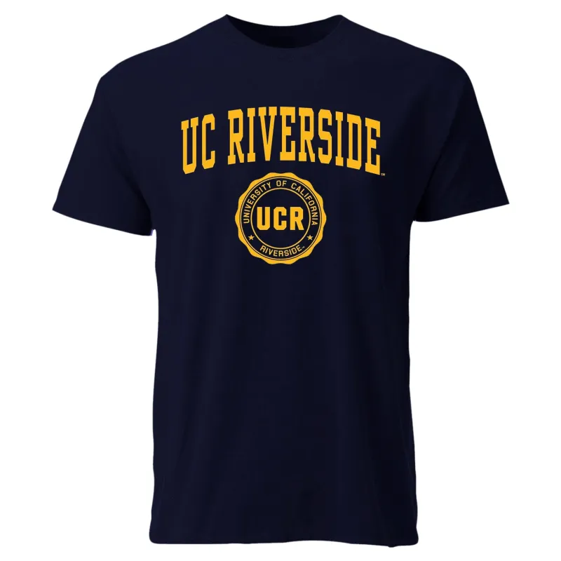 University of California, Riverside Heritage T-Shirt (Navy) made by Barnesmith