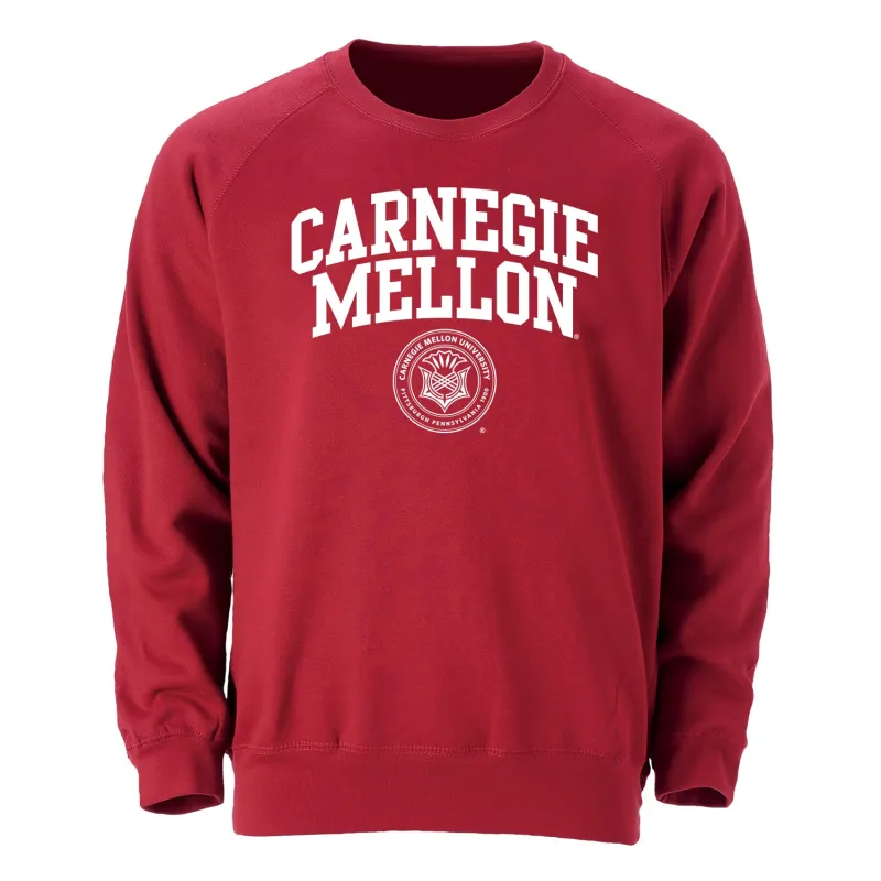 Carnegie Mellon University Heritage Sweatshirt (Cardinal) made by Barnesmith