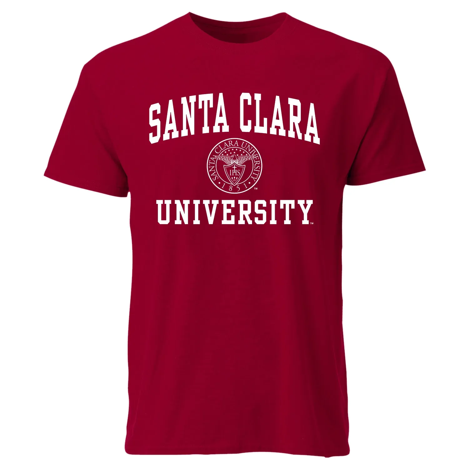 Santa Clara University Heritage T-Shirt (Cardinal) sold by Barnesmith