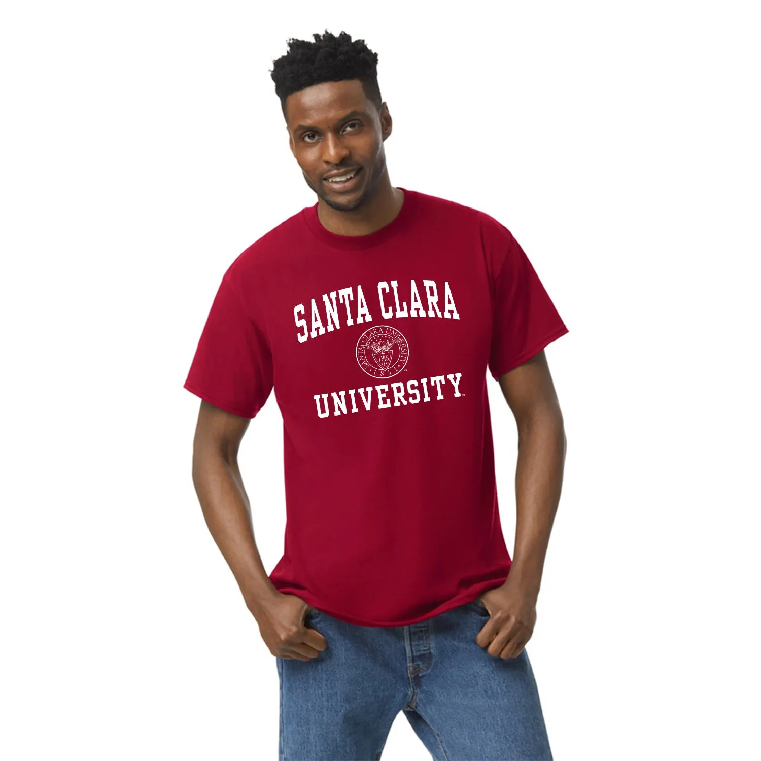 Santa Clara University Heritage T-Shirt (Cardinal) sold by Barnesmith product image thumbnail 2