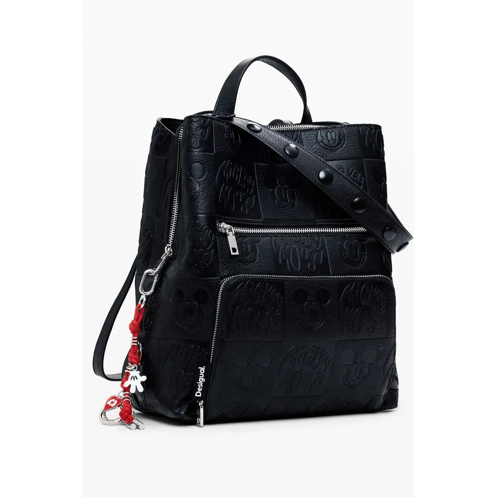 Desigual Black Polyethylene Women Backpack sold by Siebentaschen product image thumbnail 2