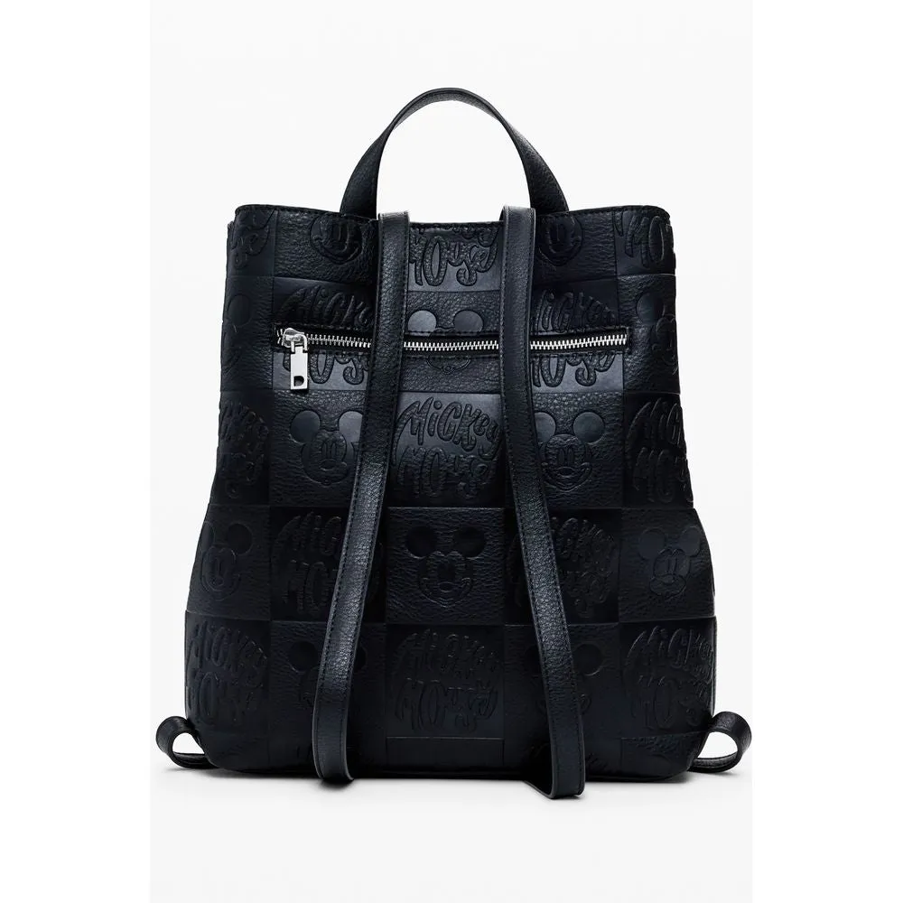 Desigual Black Polyethylene Women Backpack sold by Siebentaschen product image thumbnail 3