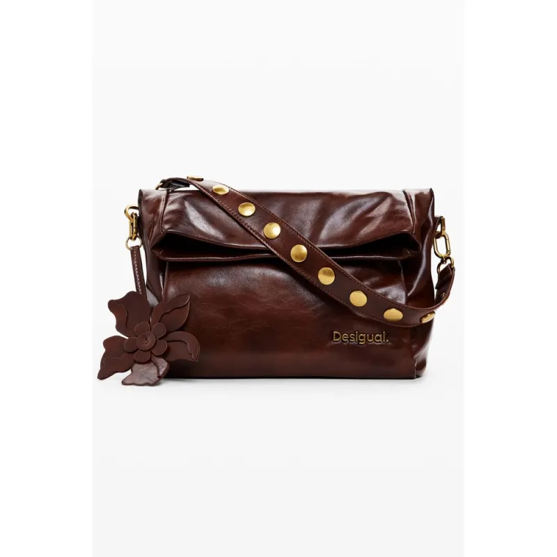 Desigual Brown Polyethylene Women Handbag sold by Siebentaschen