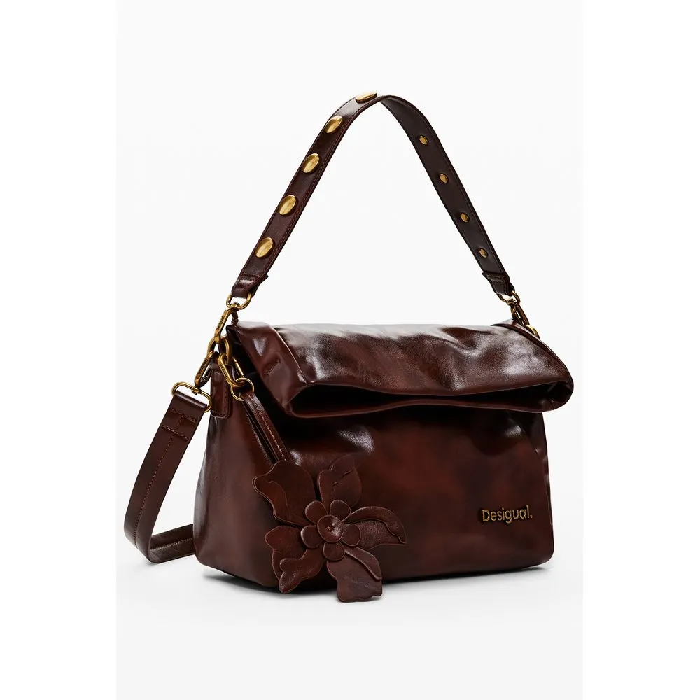 Desigual Brown Polyethylene Women Handbag sold by Siebentaschen product image thumbnail 2