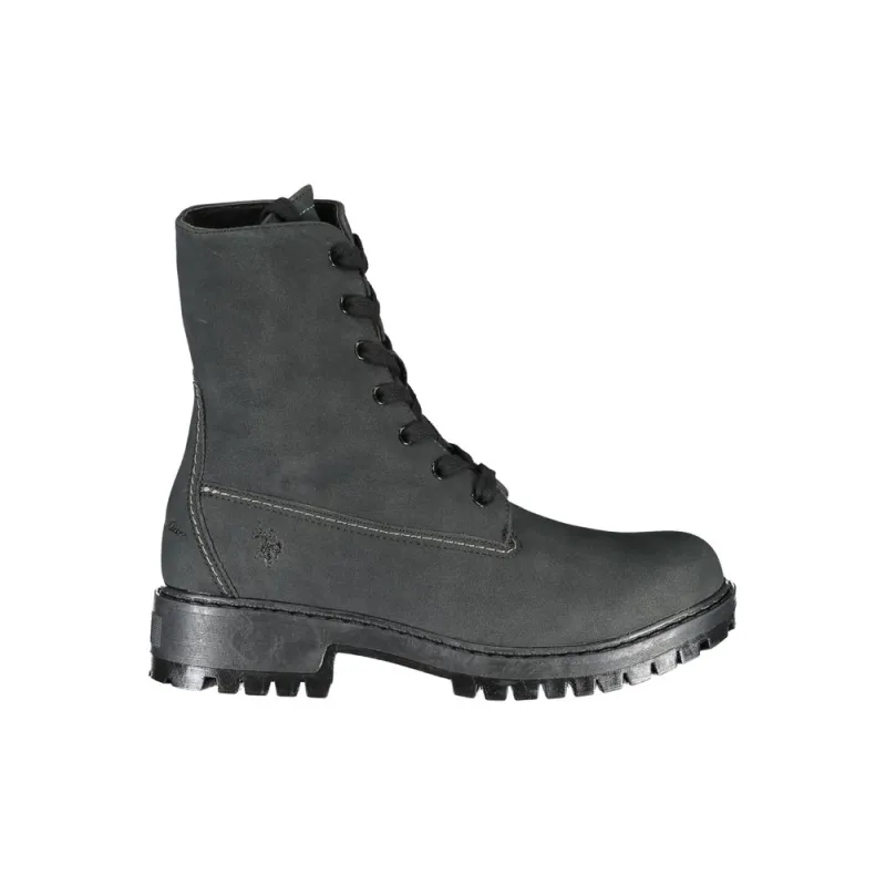 U.S. POLO ASSN. Black Polyester Women Boot sold by Siebentaschen