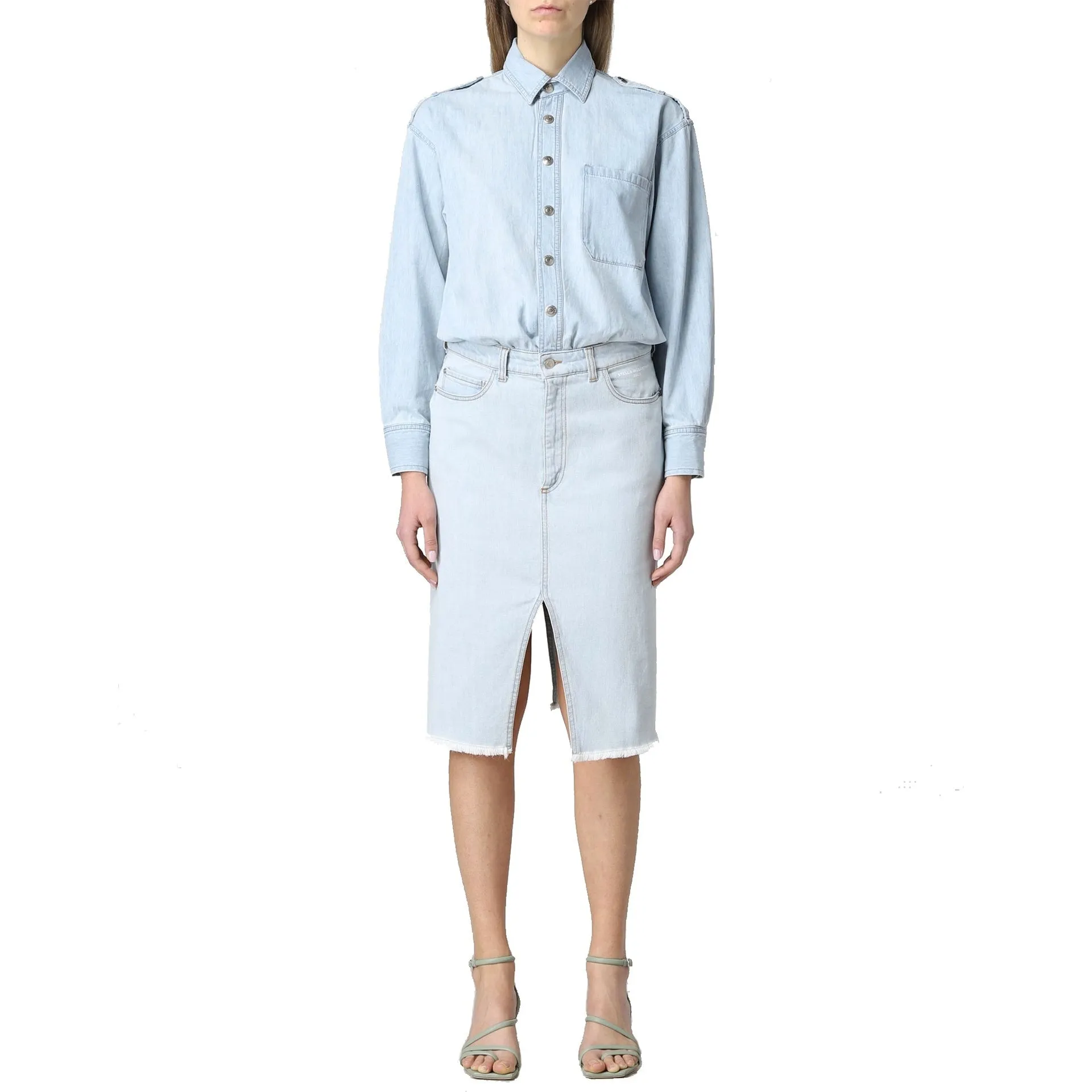 Stella Mccartney Denim Shirt Dress sold by Siebentaschen product image thumbnail 2