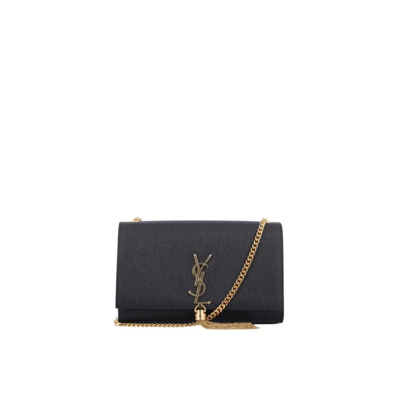 Saint Laurent Kate Small Tassel Grain Leather Napkin Shoulder Bag sold by Siebentaschen