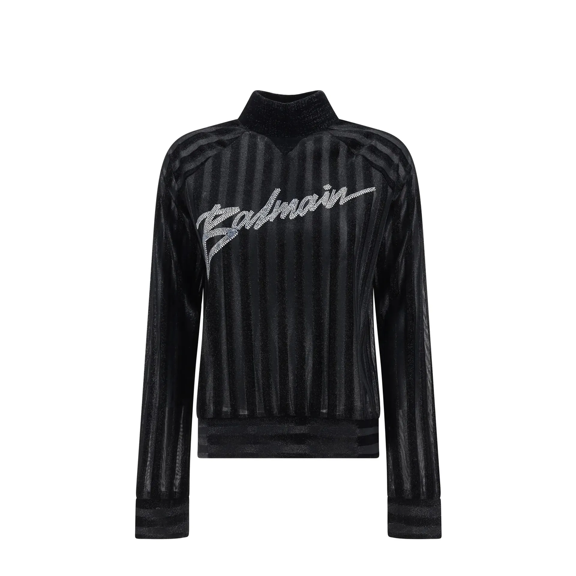 Balmain High-Neck Logo Sweater sold by Siebentaschen
