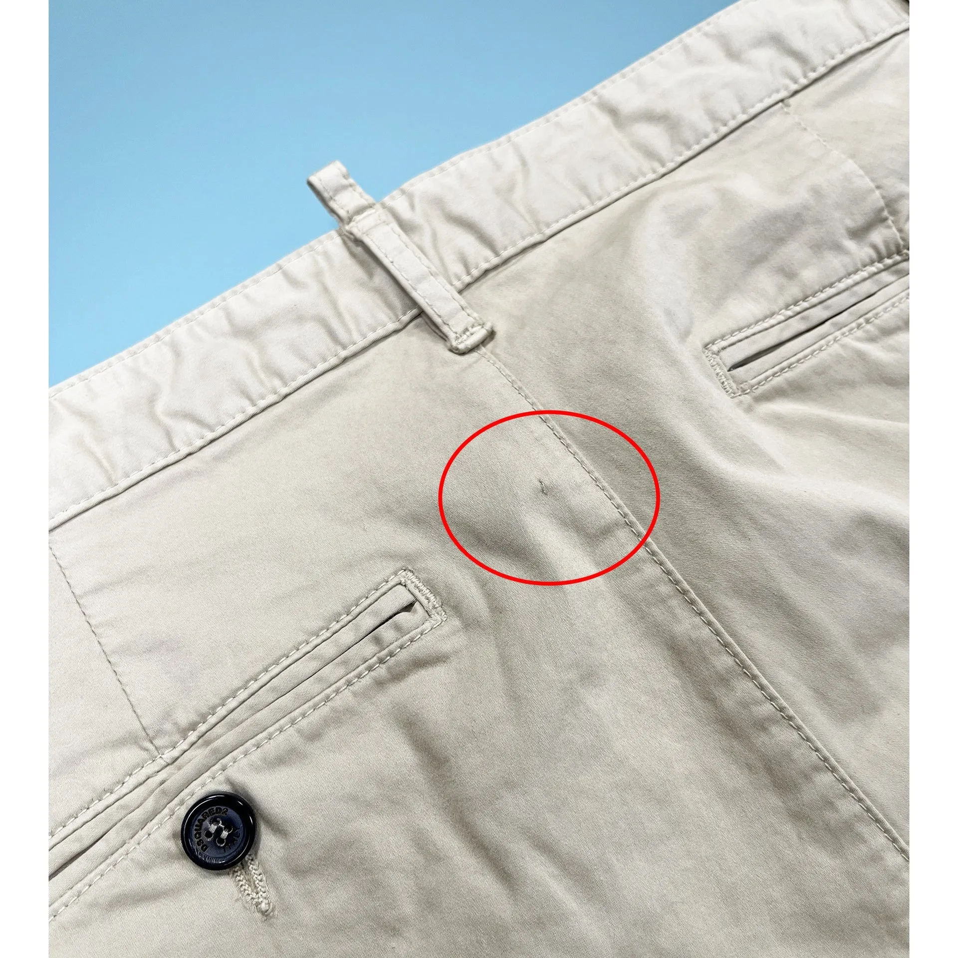 Dsquared2 Cotton Cropped Pants sold by Siebentaschen product image thumbnail 4