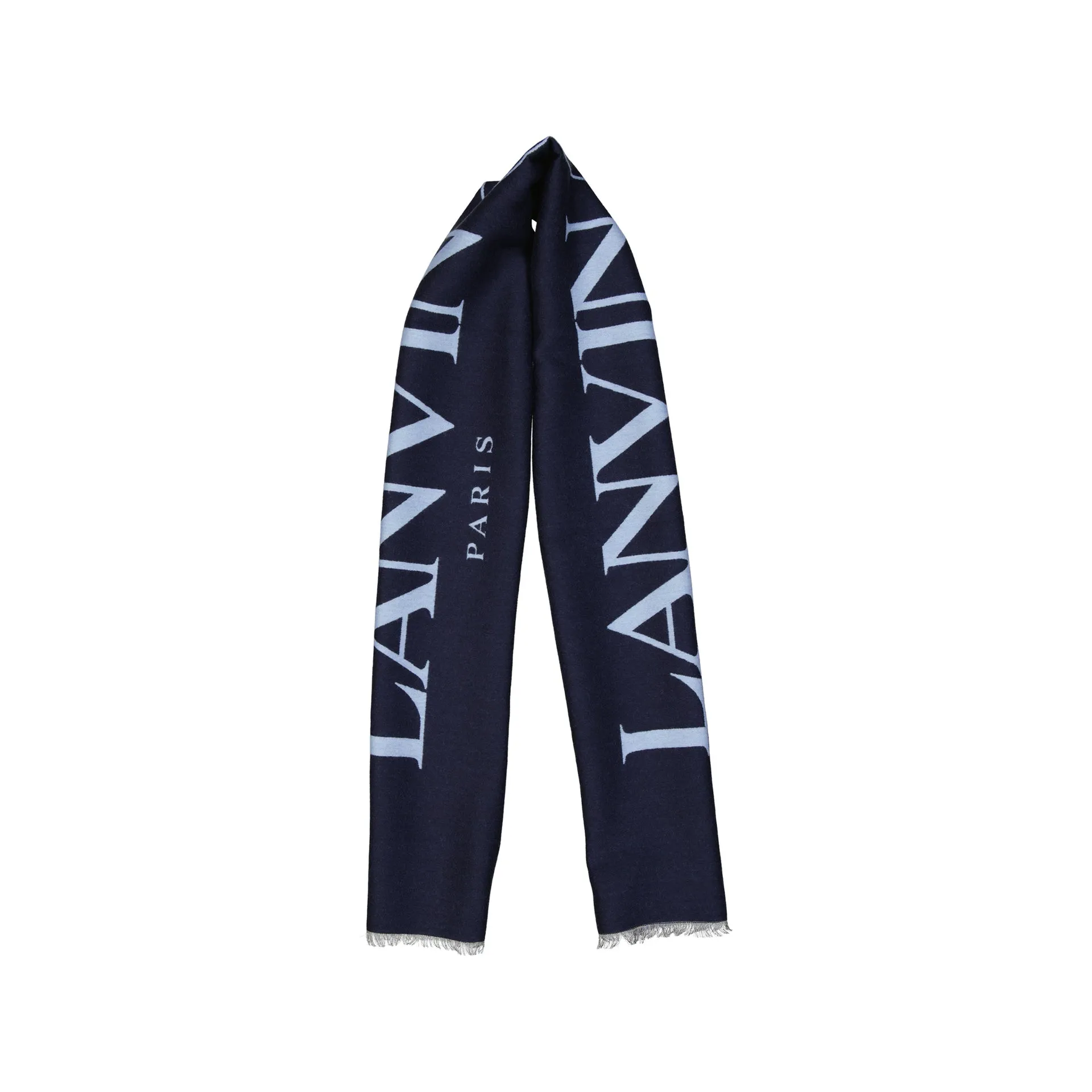 Lanvin Wool And Silk Logo Scarf sold by Siebentaschen product image thumbnail 5