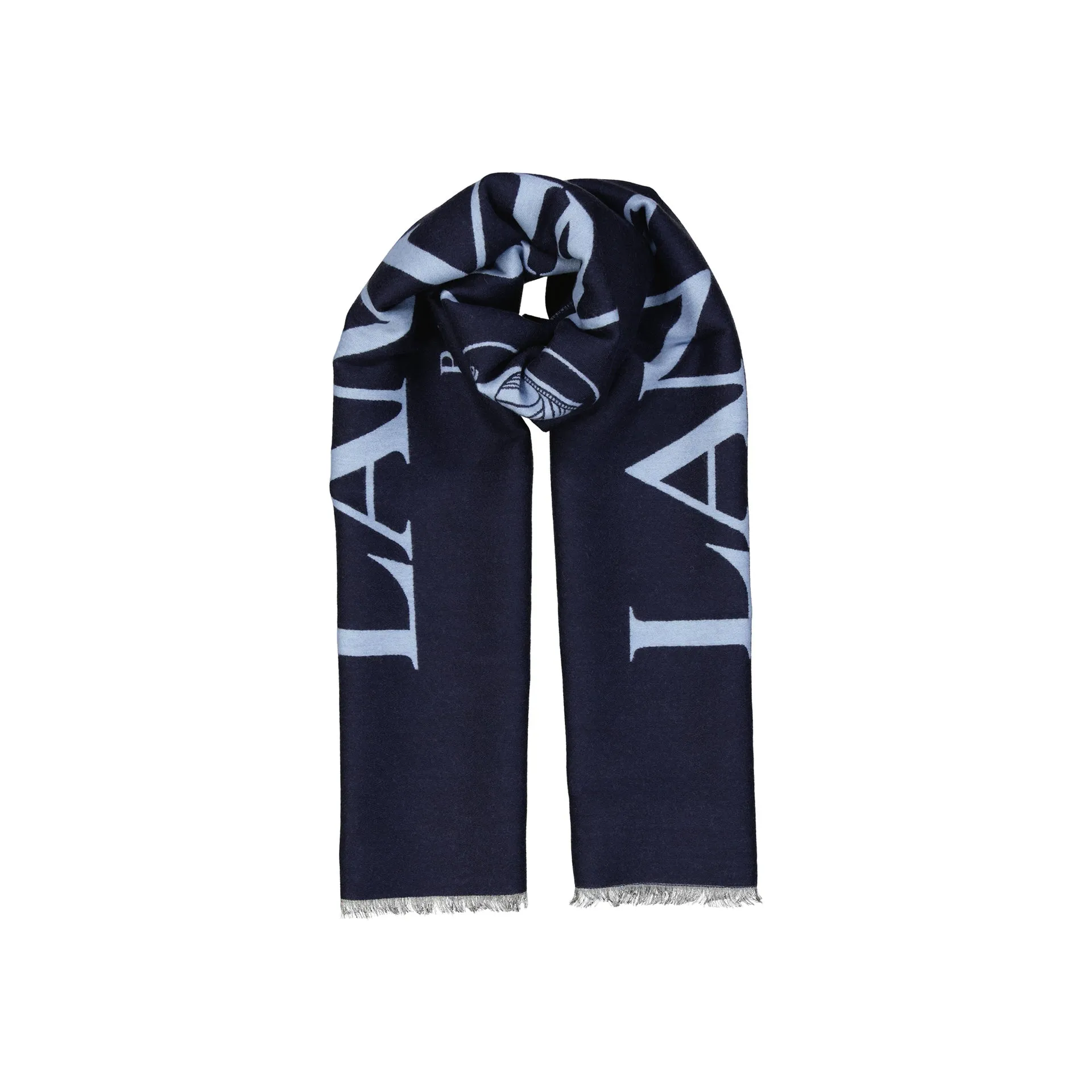Lanvin Wool And Silk Logo Scarf sold by Siebentaschen product image thumbnail 2