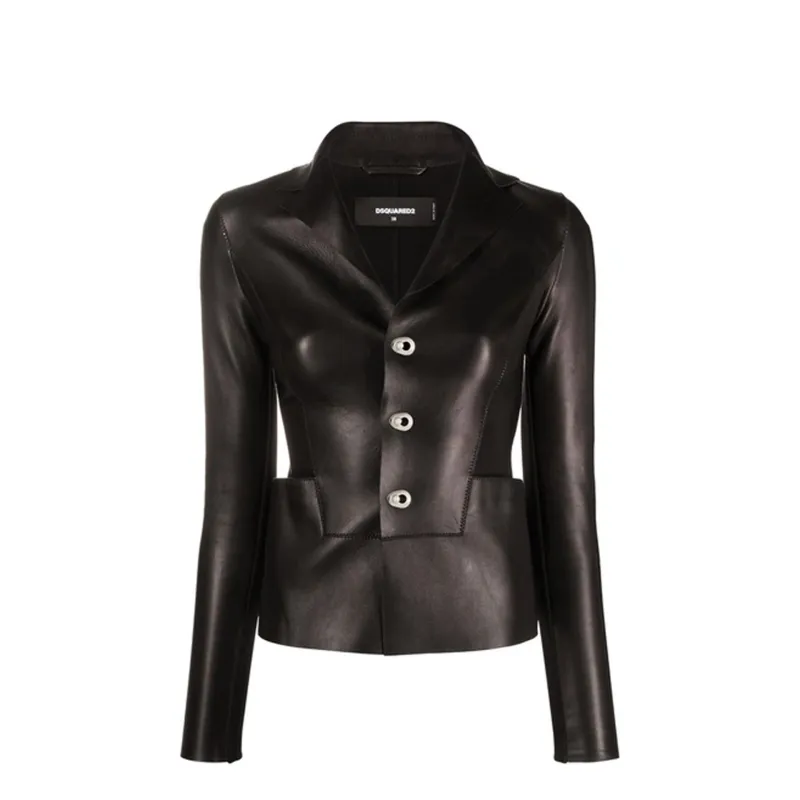 Dsquared2 Leather Jacket sold by Siebentaschen