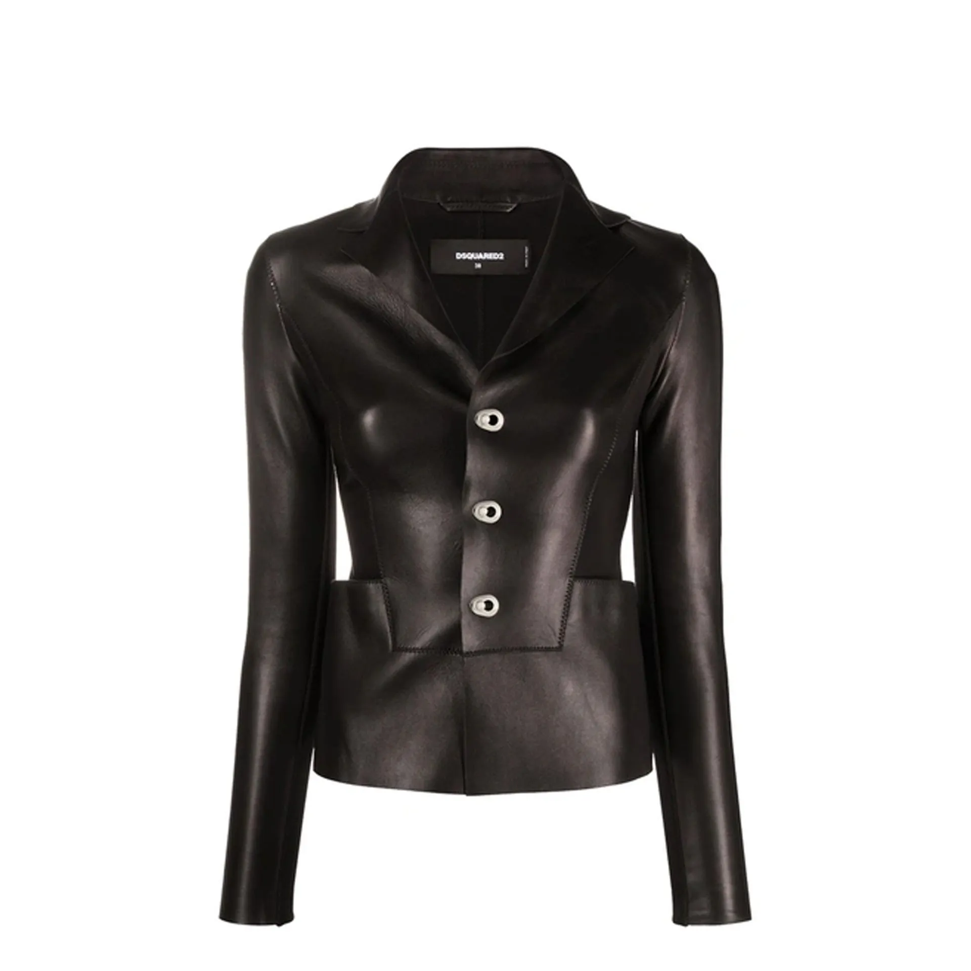 Dsquared2 Leather Jacket sold by Siebentaschen