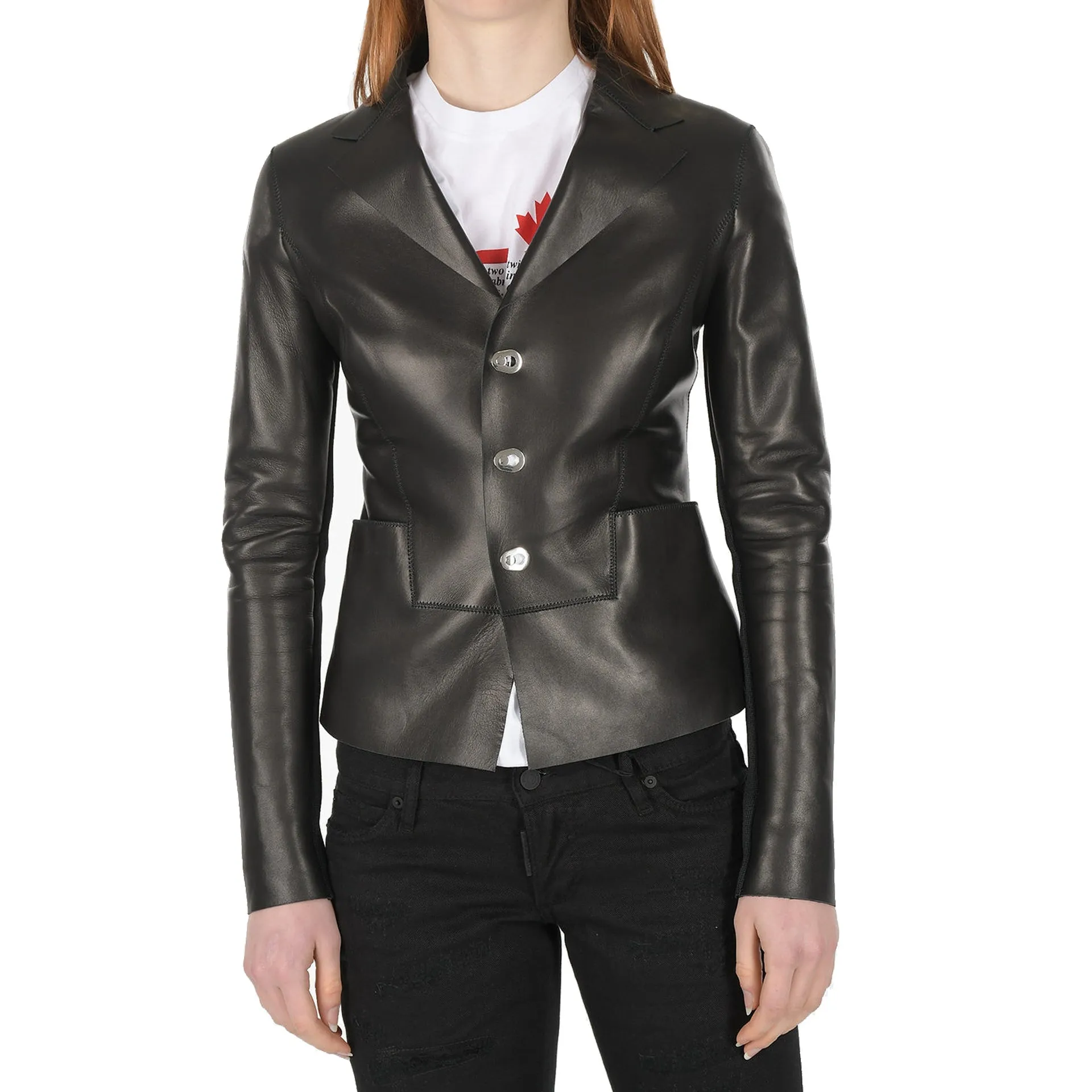 Dsquared2 Leather Jacket sold by Siebentaschen product image thumbnail 2