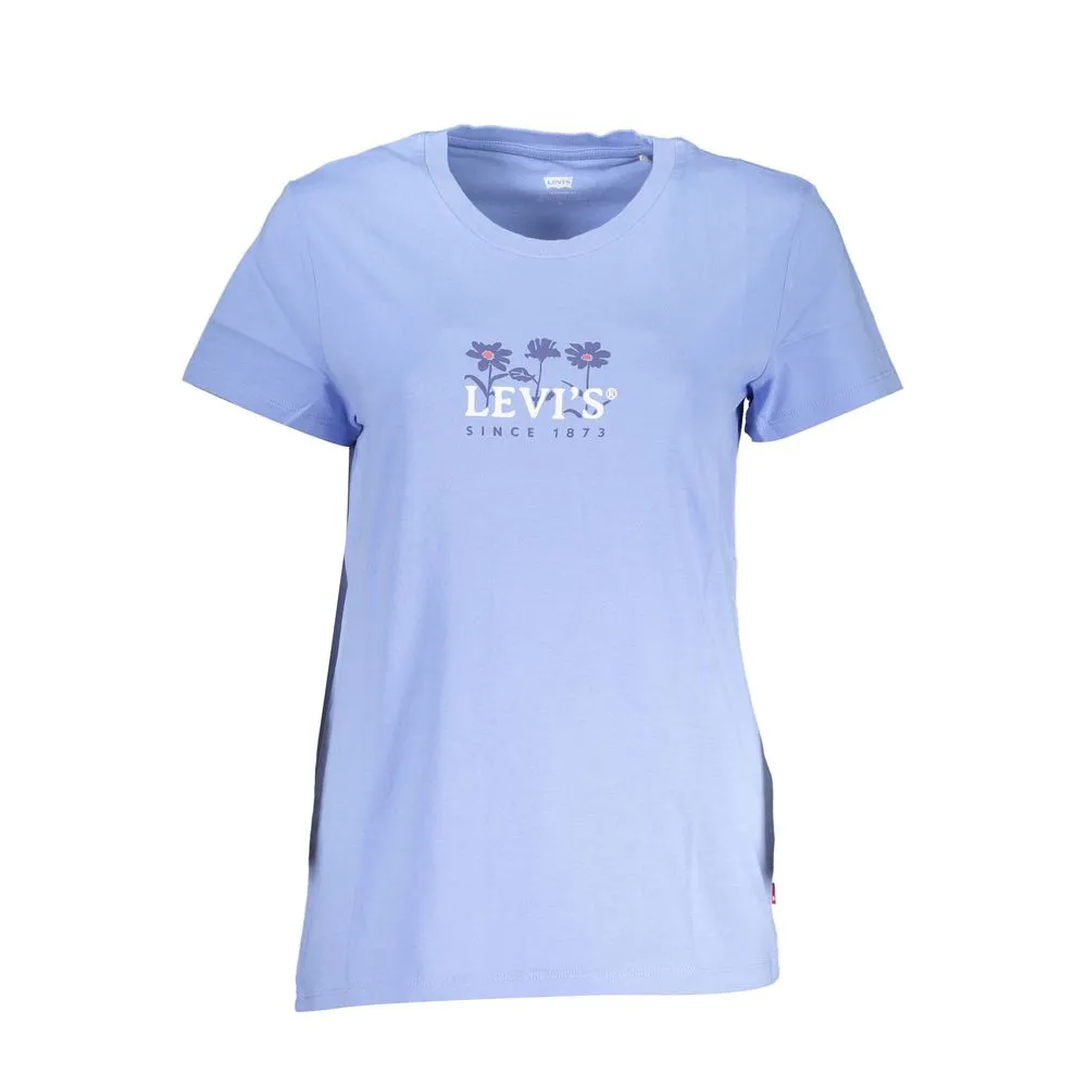Levi's Blue Cotton T-Shirt sold by Siebentaschen