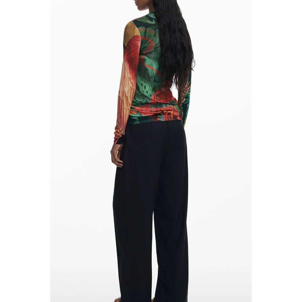 Desigual Green Viscose Women Sweater sold by Siebentaschen product image thumbnail 2