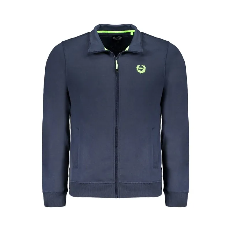 Gianmarco Venturi Blue Cotton Sweatshirt sold by Siebentaschen