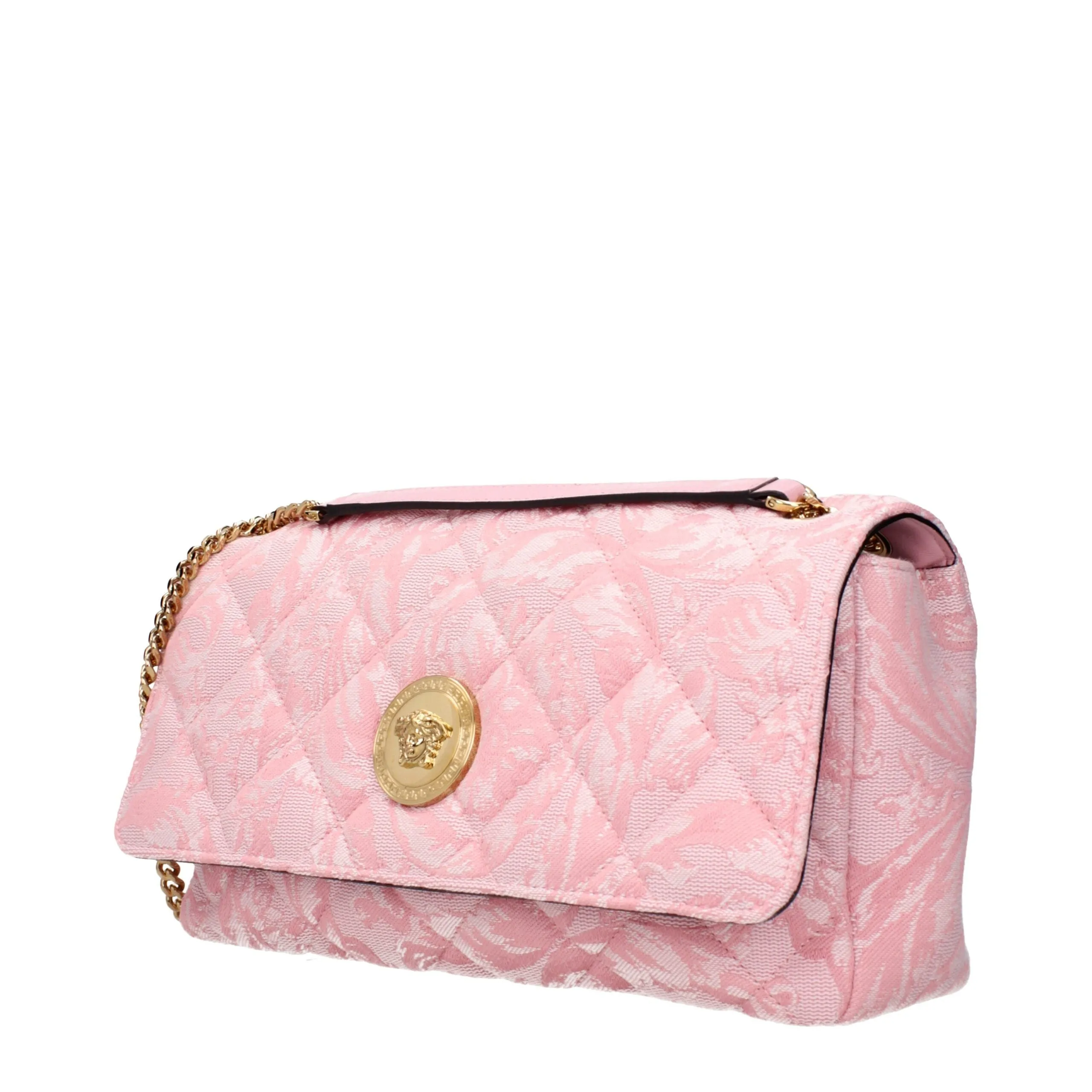 Versace Pink Fabric Shoulder Bag sold by Siebentaschen product image thumbnail 2