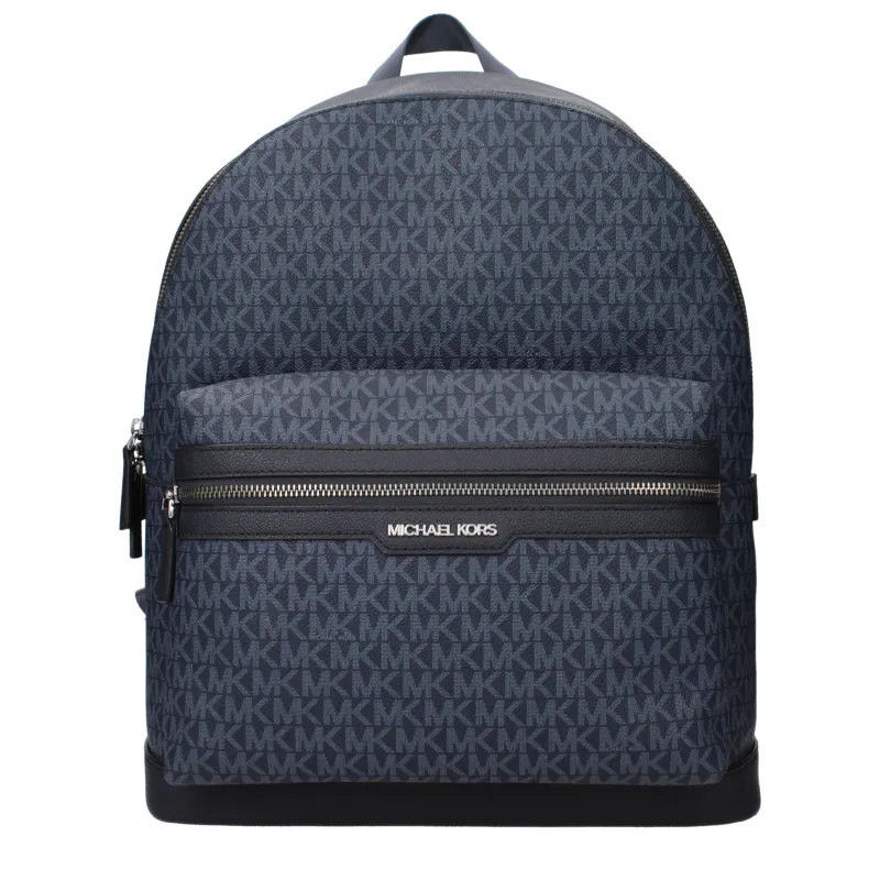 Michael Kors Blue Fabric Backpack sold by Siebentaschen