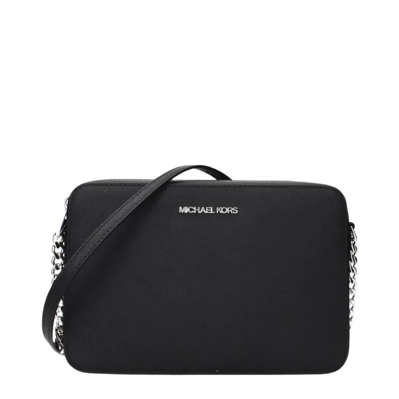 Michael Kors Black Leather Crossbody Bag sold by Siebentaschen