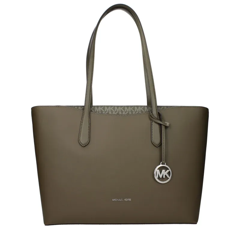 Michael Kors Green Fabric Shoulder Bag sold by Siebentaschen