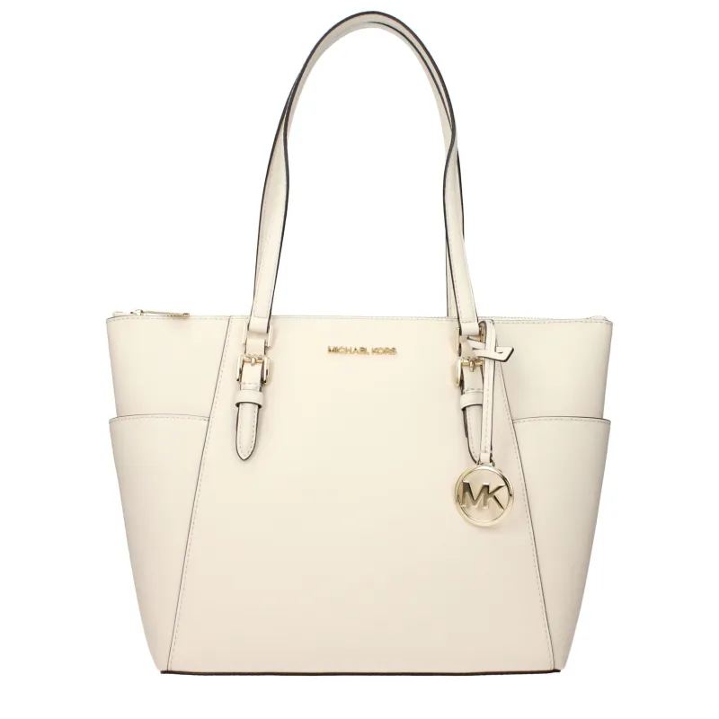Michael Kors Beige Leather Shoulder Bag sold by Siebentaschen