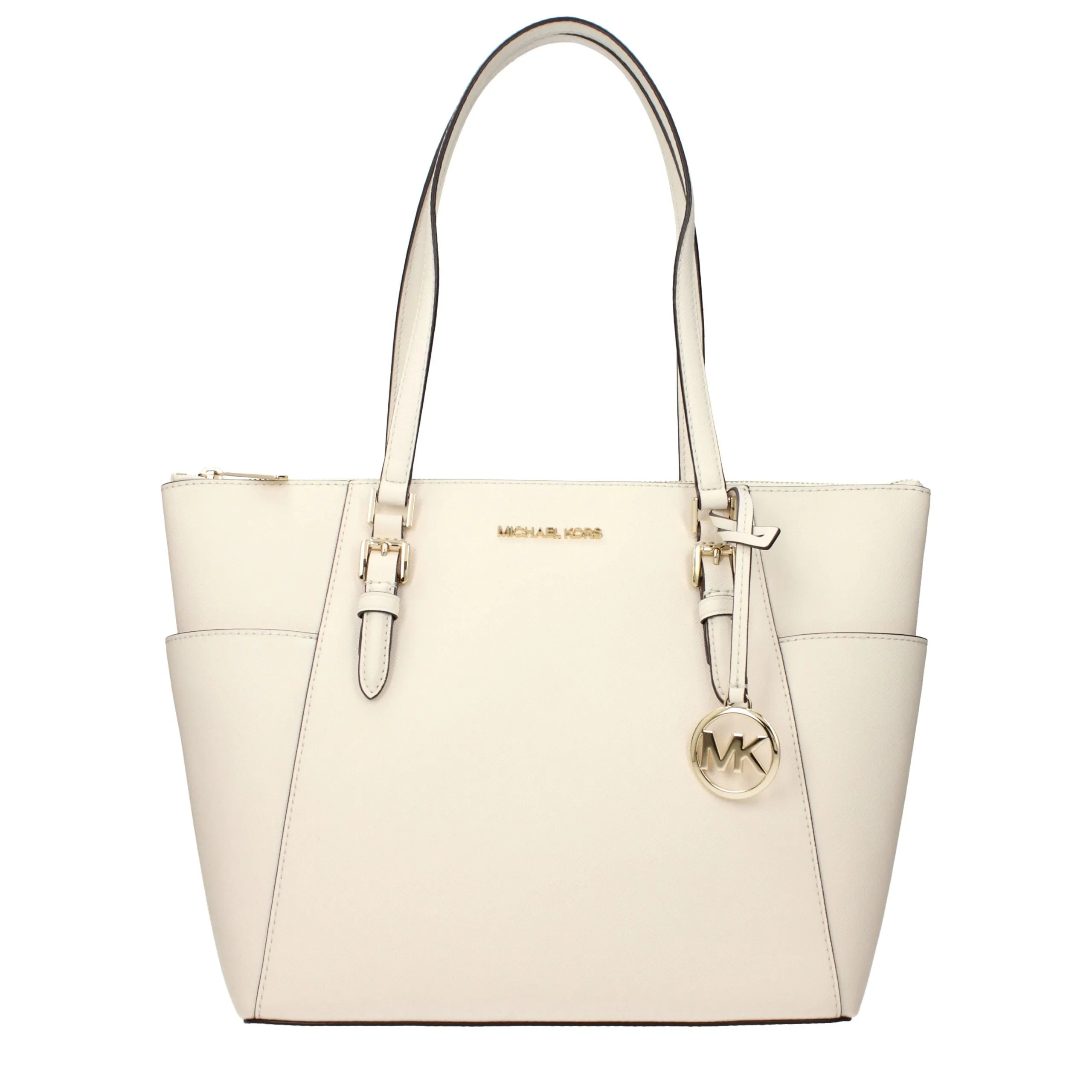 Michael Kors Beige Leather Shoulder Bag sold by Siebentaschen