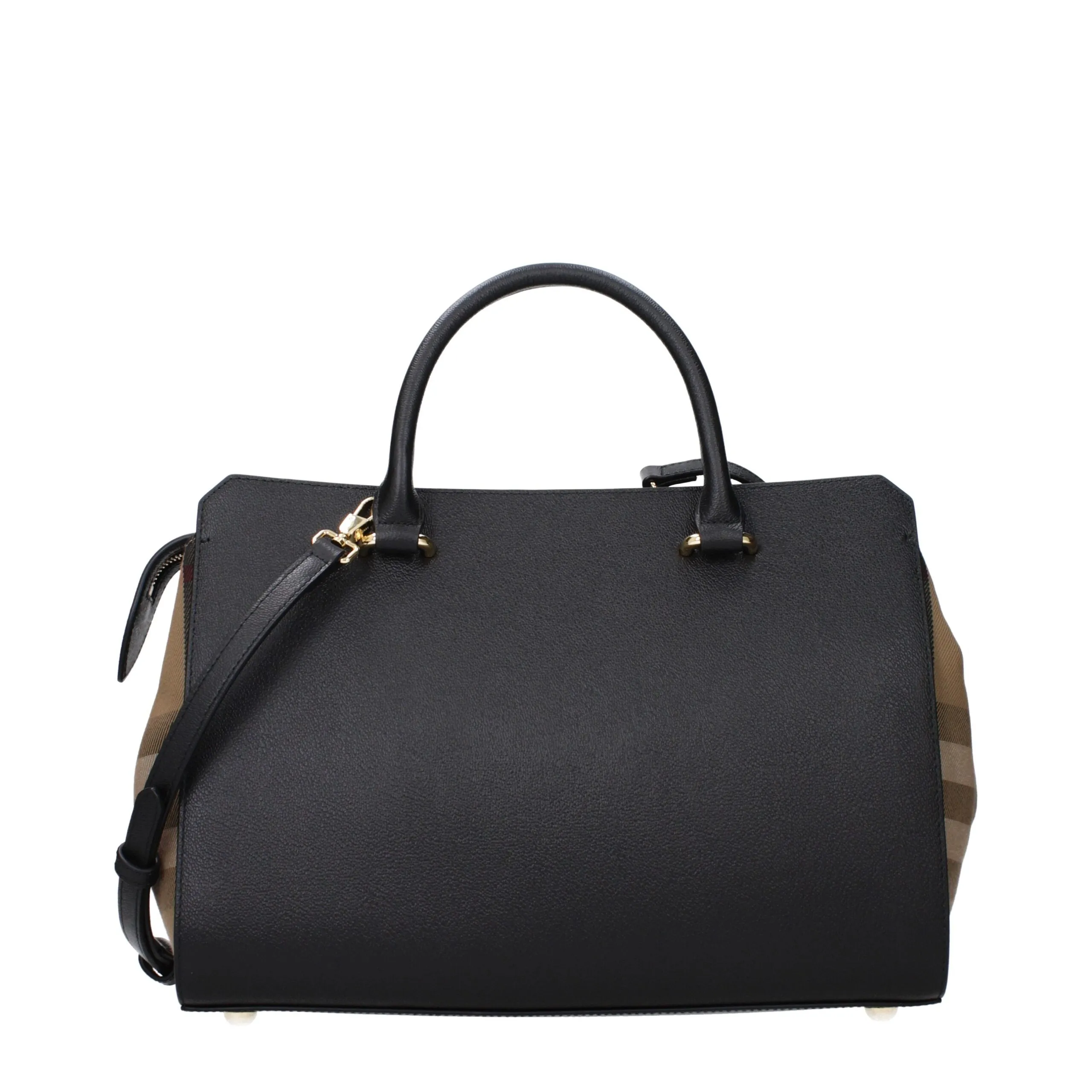 Burberry Black Leather Handbag sold by Siebentaschen product image thumbnail 3