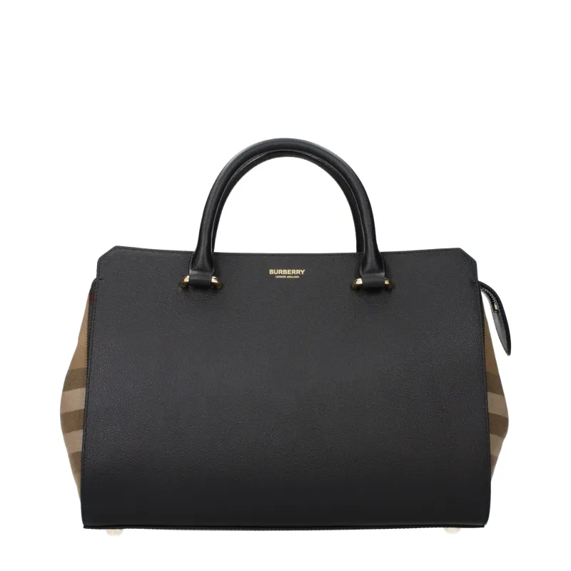 Burberry Black Leather Handbag sold by Siebentaschen