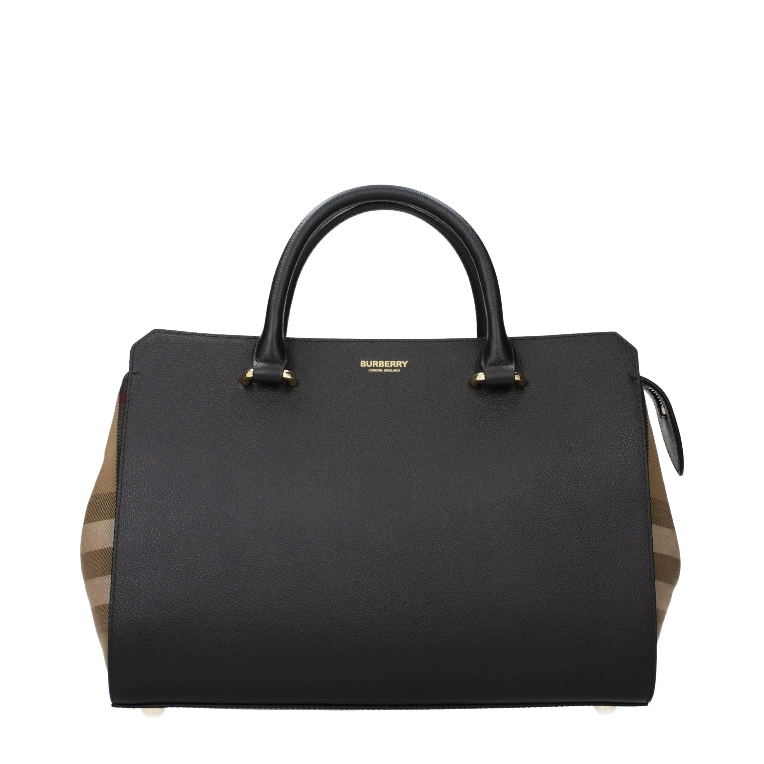 Burberry Black Leather Handbag sold by Siebentaschen