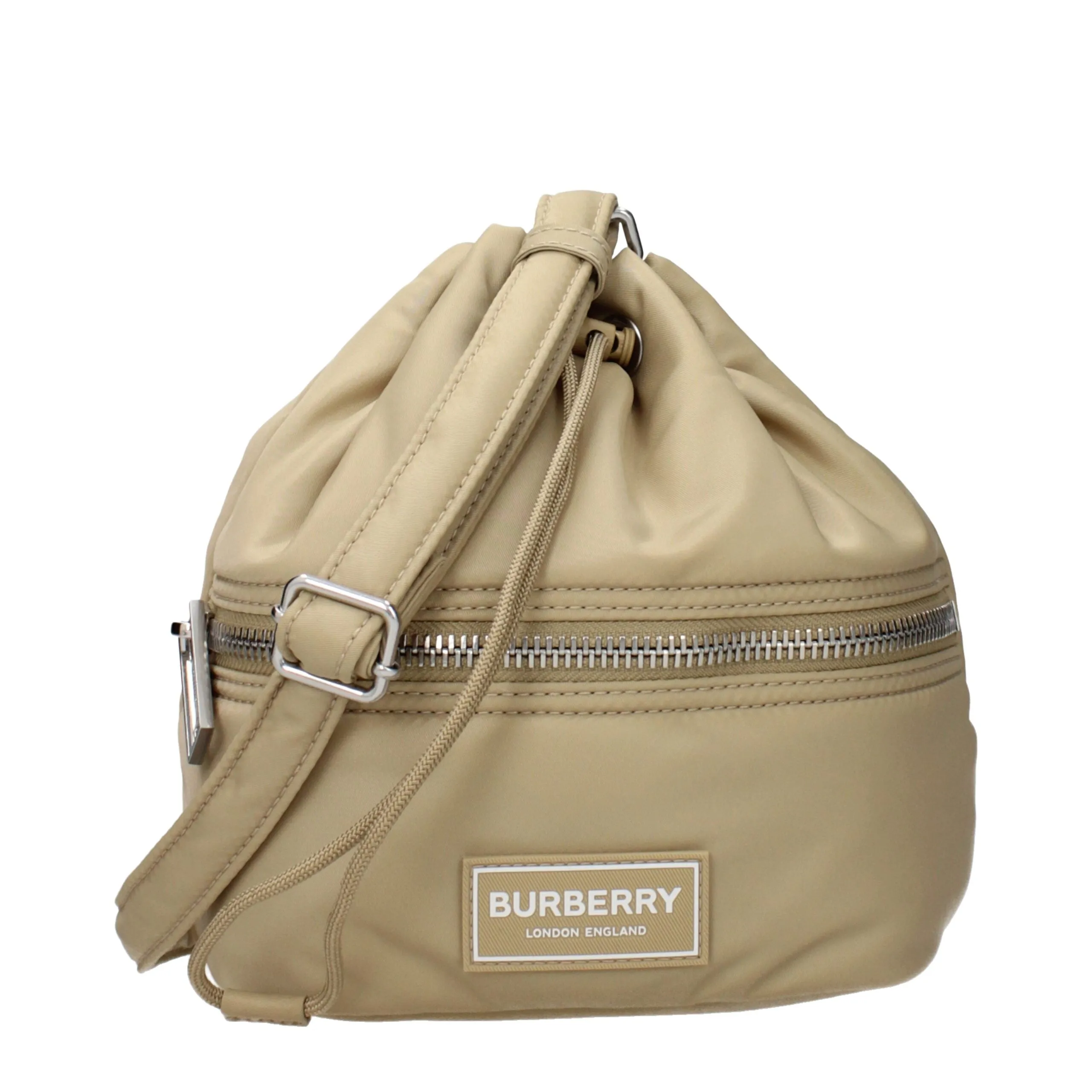 Burberry Beige Nylon Crossbody Bag sold by Siebentaschen