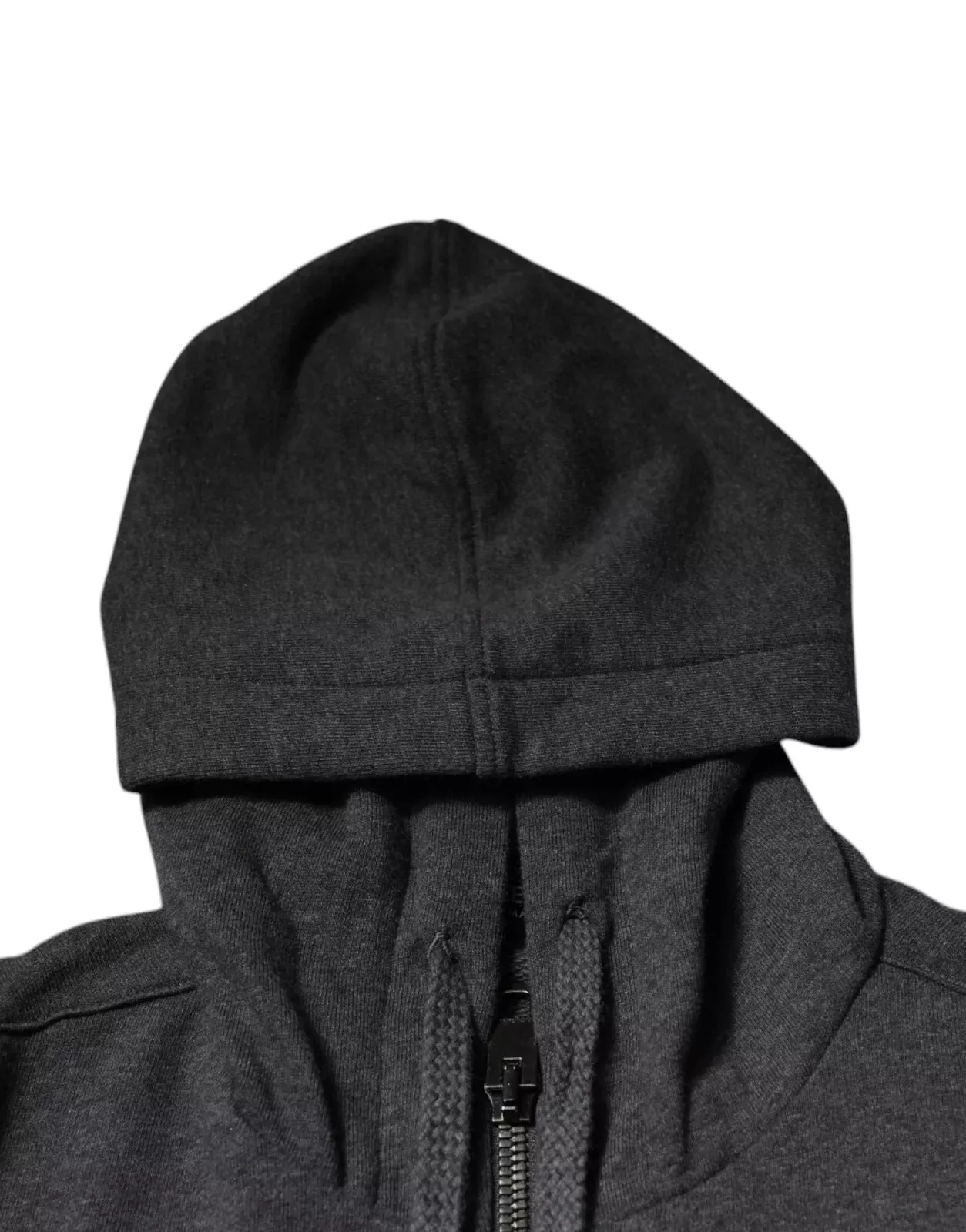 Dolce & Gabbana Gray Logo Full Zip Hooded Sweatshirt Sweater sold by Siebentaschen product image thumbnail 5