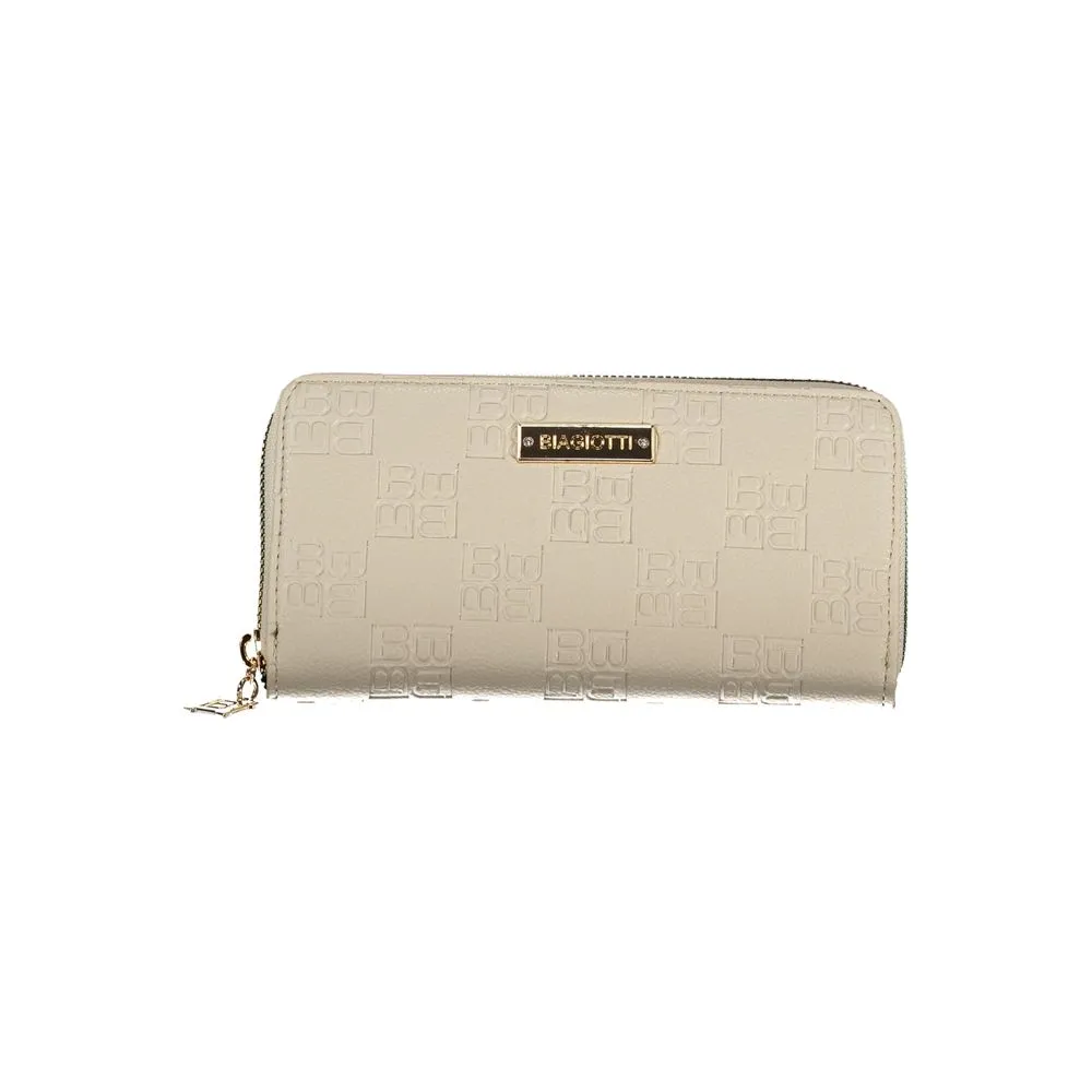 Laura Biagiotti Beige Polyethylene Women Wallet sold by Siebentaschen