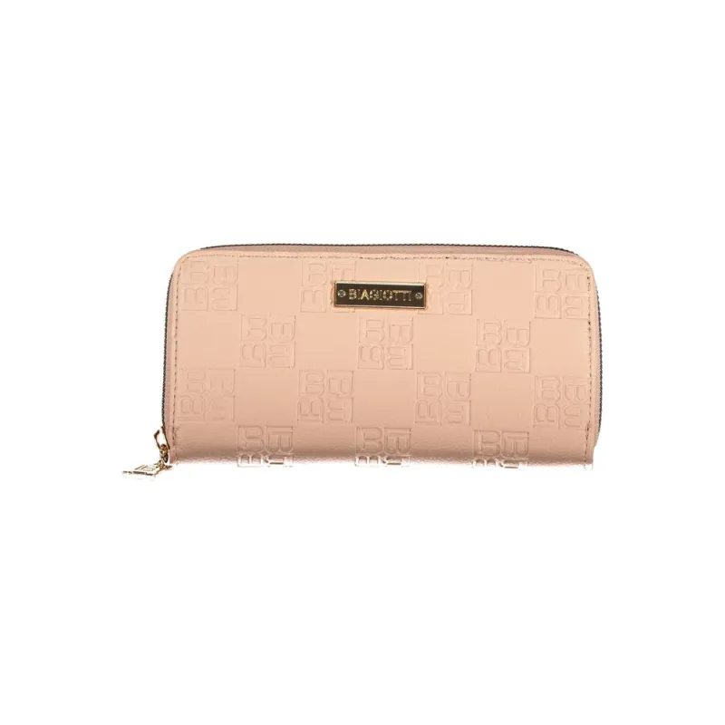 Laura Biagiotti Pink Polyethylene Women Wallet sold by Siebentaschen