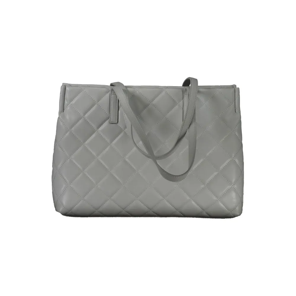 Mario Valentino Gray Polyethylene Handbag sold by Siebentaschen product image thumbnail 2