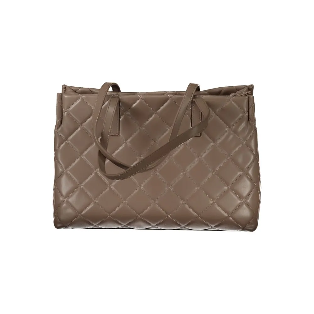 Mario Valentino Brown Polyethylene Handbag sold by Siebentaschen product image thumbnail 2