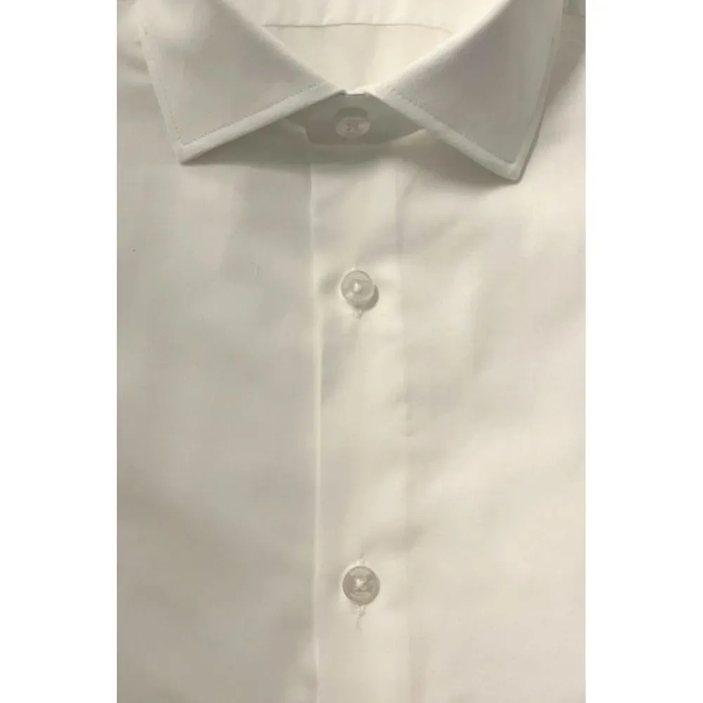 Baldinini Trend White Cotton Men Shirt sold by Siebentaschen product image thumbnail 3