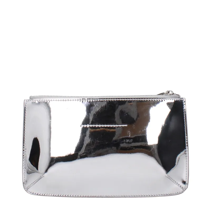 Maison Margiela Gray Leather Clutch Bag sold by Siebentaschen