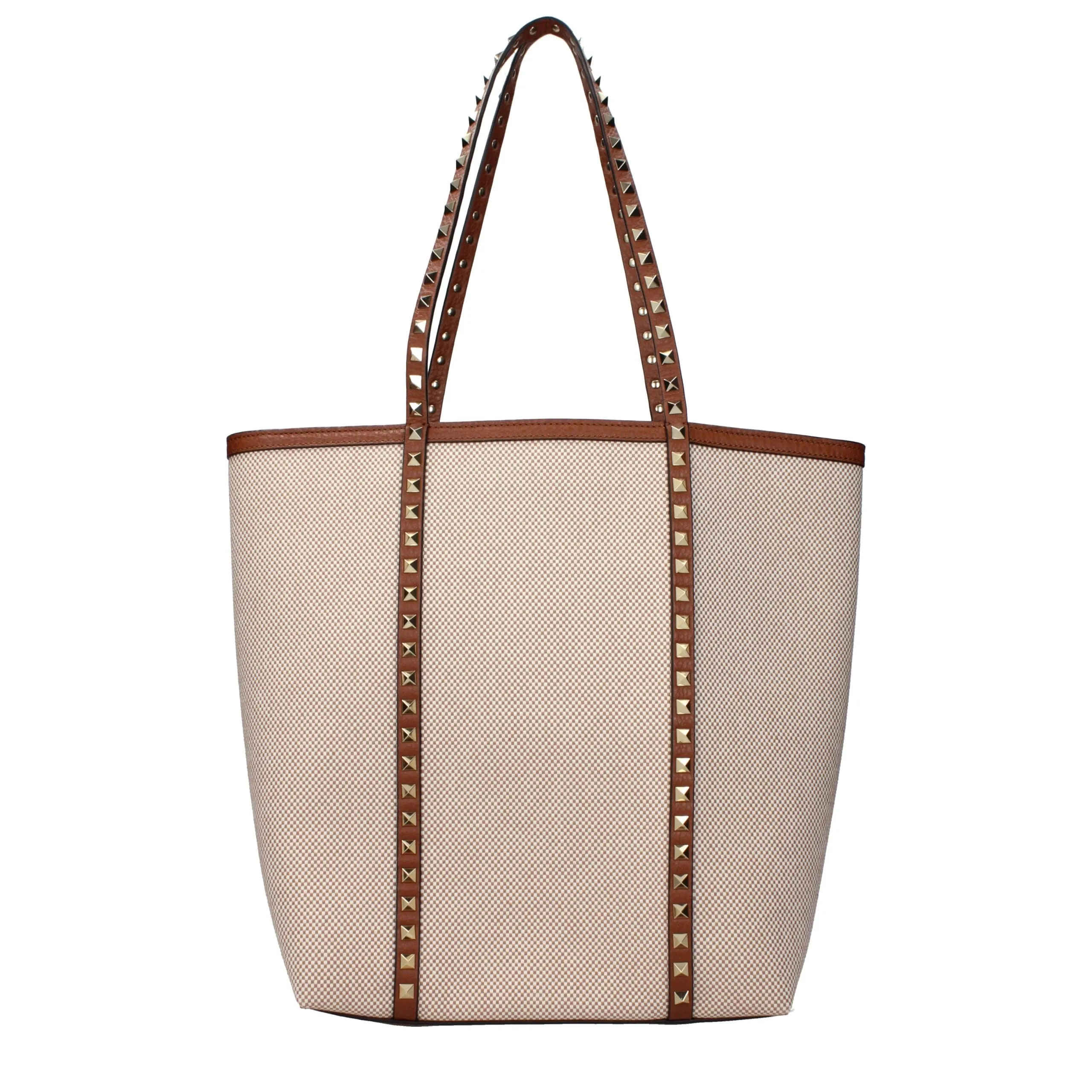 Valentino Garavani Beige Fabric Shoulder Bag sold by Siebentaschen product image thumbnail 3