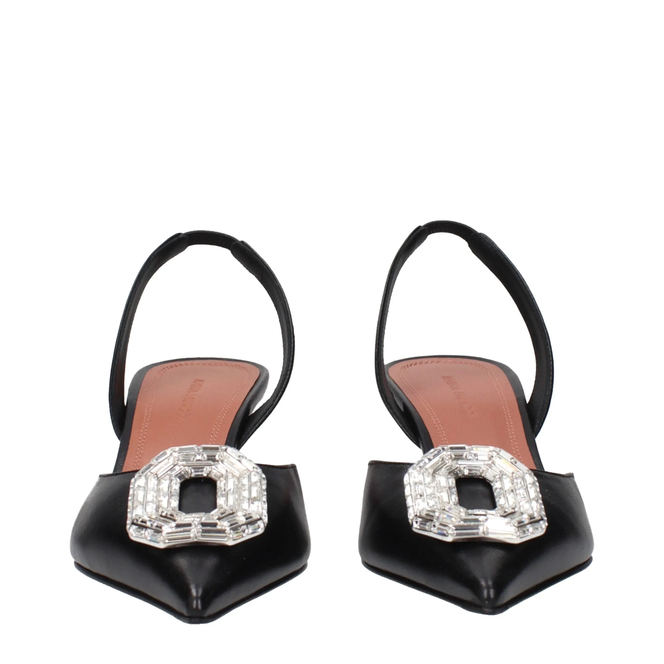 Amina Muaddi Black Leather Pumps sold by Siebentaschen product image thumbnail 3