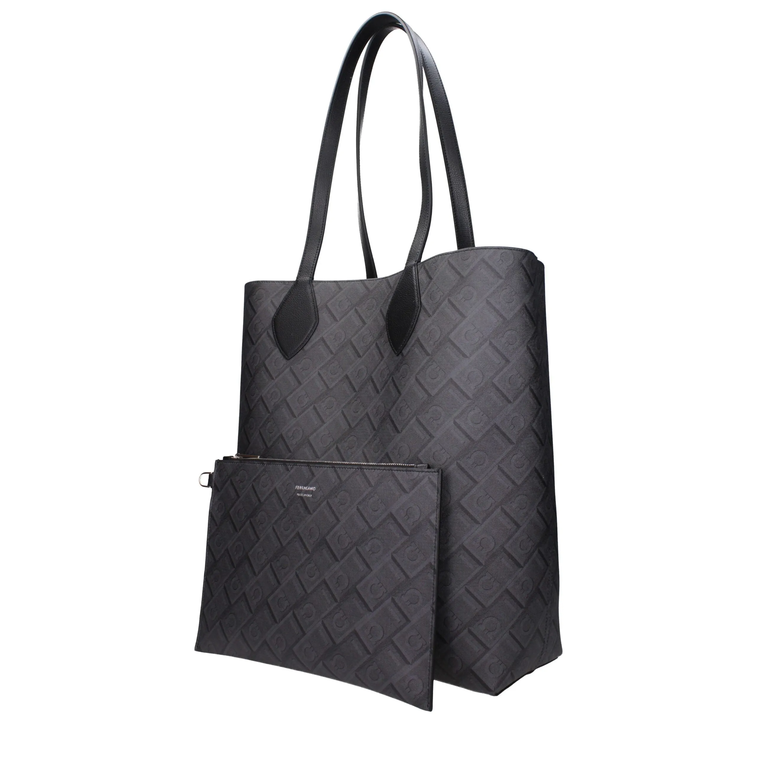 Salvatore Ferragamo Black Leather Shoulder Bag sold by Siebentaschen product image thumbnail 3