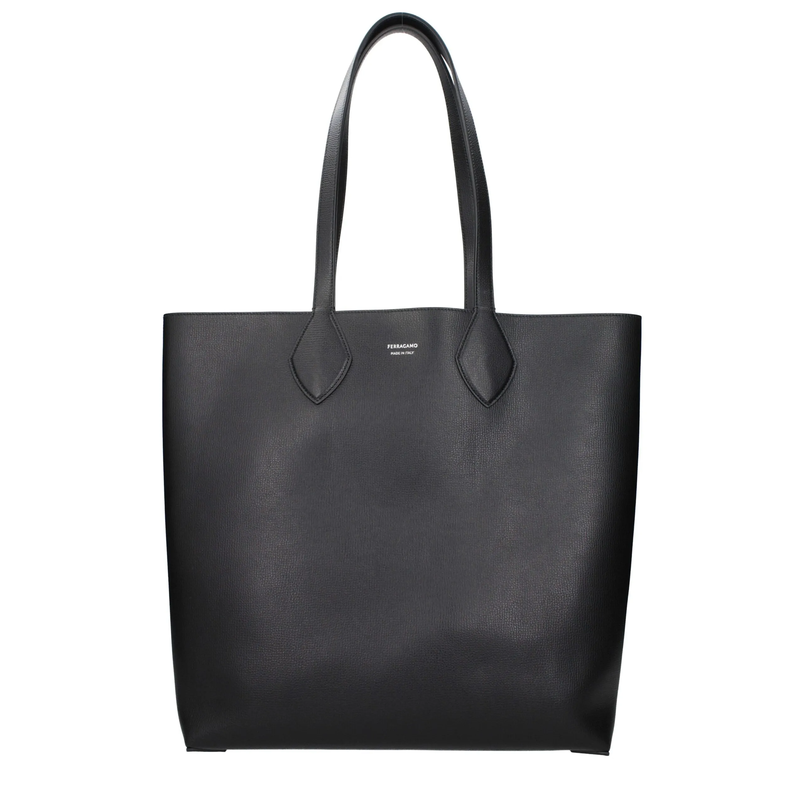 Salvatore Ferragamo Black Leather Shoulder Bag sold by Siebentaschen